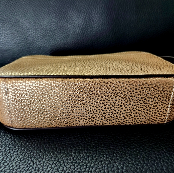 Coach Pale Gold "Camera" Crossbody - Picture 4 of 5